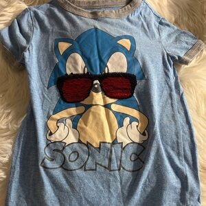 Sonic the Hedgehog Kids Blue Graphic Tee
